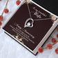 To My Beautiful Wife Necklace, Wife Necklace, Wife Gift, WIfe Gift From Husband, Happy Anniversary, Meaningful Necklace Message Card and Gift Box Styles on Birthday, Christmas, Anniversary  Forever Love
