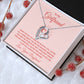 Love Knot Necklace, To My Girlfriend Gifts From Boyfriend, Girlfriend Jewelry, Girlfriend Anniversary For Girlfriend Gift, Necklace Message Card and Gift Box Styles on Birthday, Christmas, Anniversary  Forever Love