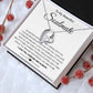 To My Beautiful Soulmate Necklace Valentine Gifts for Wife Gifts from Husband, Wife Anniversary Gifts, Gifts for Wife, Message Card and Necklace Gift Box Gift Box Styles on Birthday, Wedding, Anniversary, Valentine Forever Love