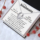 To My Soulmate Necklace To My Future Wife Gifts, Promise Necklace For Her, Fiance Gifts For Her, Valentine Gifts For Soulmate From Husband With Message Card Box LED, Soulmate Necklace For Women, To My Wife Necklace Forever Love
