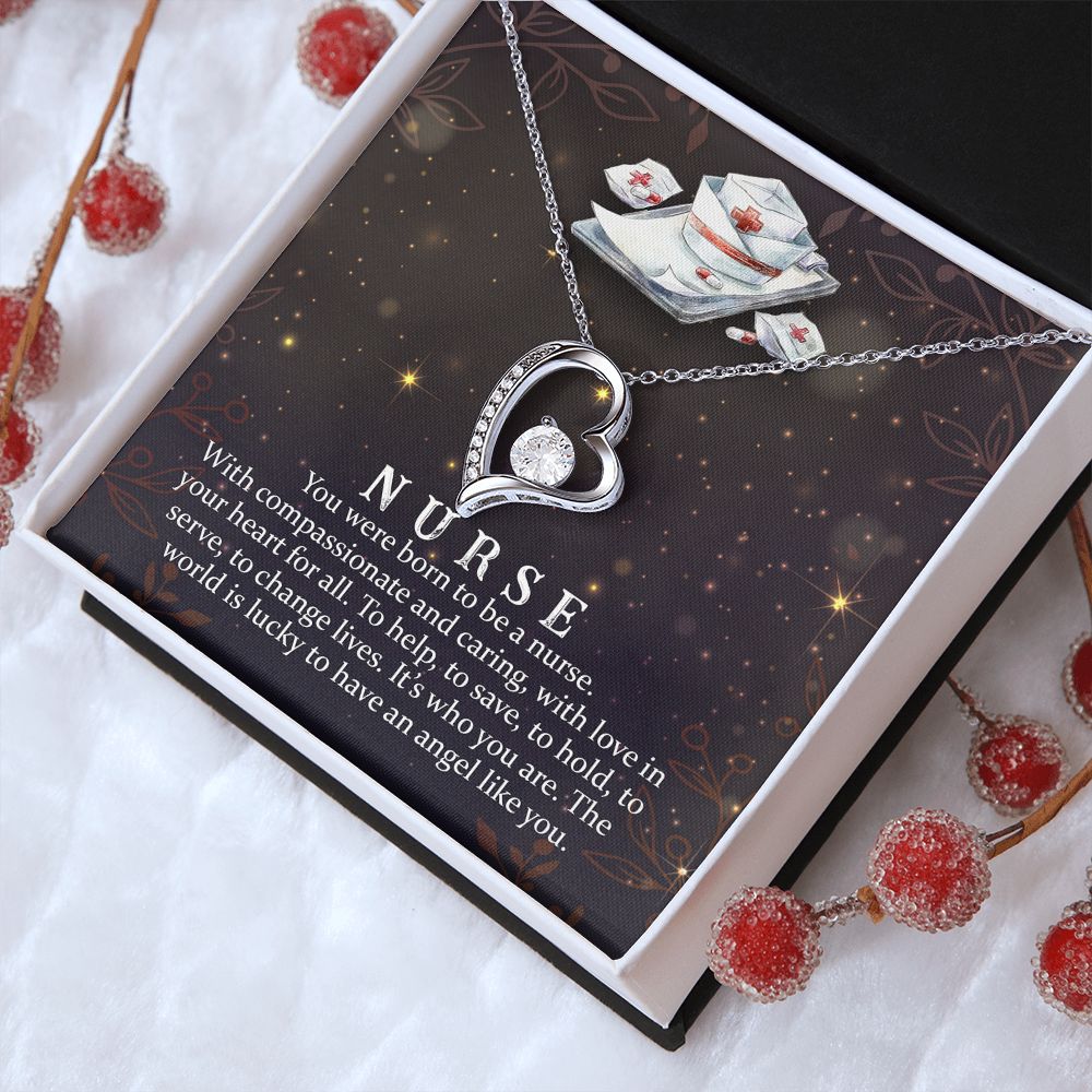 Couples Gifts, Nusre Wife Girlfriend Necklace Gifts From Husband, Wedding Anniversary Jewelry For Wife From Husband, Wife Birthday From Husband, To My Beautiful Wife Girlfriend Message Card and Gift Box styles On Birthday, Christmas, Anniversary  Forever