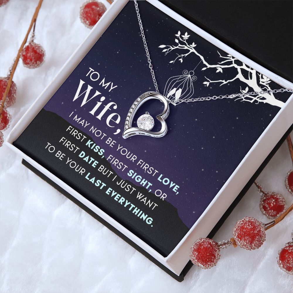 Birthday For Wife, Love Knot Necklace Gifts For Wife From Husband, To My Soulmate Necklace For Women, To My Wife Necklace Wedding Anniversary, I Love You, Meaningful Necklace Message Card and Gift Box Styles on Birthday, Christmas, Anniversary  Forever Lo