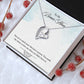My Bonus Mom Necklace, Dear Mom, Mother's Day Necklace, Gift for Mom from Daughter, Son, Amazing Mom, Perfect Mother Mother's Day Gift, Love Knot Necklace Message Card and Gift Box Styles on Birthday, Christmas, Anniversary  Forever Love