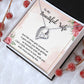 To My Wife Necklace Romantic Gifts For Her Unique Necklaces For Wife From Husband Cute Valentines Day Anniversary Birthday For Wife, Meaningful Necklace Message Card and Gift Box Styles on Birthday, Christmas, Anniversary Forever Love
