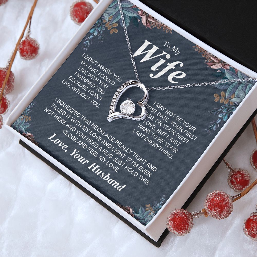 Valentine Gifts To My Soulmate Necklace Gifts for Wife from Husband, Soulmate Anniversary Gifts, Gift for Soulmate Necklace Message Card and Necklace Gift Box Gift Box Styles on Birthday, Wedding, Anniversary, Valentine Forever Love
