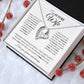 to My Future Wife Necklace Future Wife Gifts, Promise Necklace For Her, Fiance Gifts For Her, Wedding Birthday Gifts For Future Wife With Message Card Box LED, Soulmate Necklace For Women, To My Wife Necklace Forever Love
