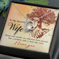Couples Gifts, Beautiful Wife Necklace Gifts From Husband, Wedding Anniversary Jewelry For Wife From Husband, Wife Birthday From Husband, To My Soulmate Message Card and Gift Box styles On Birthday, Christmas, Anniversary  Forever Love