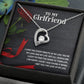 Love Knot Necklace, To My Girlfriend Gifts From Boyfriend, Girlfriend Jewelry, Girlfriend Birthday Anniversary For Girlfriend Gift, Necklace Message Card and Gift Box Styles on Birthday, Christmas, Anniversary  Forever Love