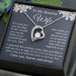 Wife Necklace Gift for Her, Soulmate Jewelry, Necklace for Future Wife, Wedding Anniversary Jewelry for Wife Necklace Gifts from Husband - Soulmate Gift Necklace with Message Card and Gift Box Forever Love