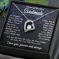 To My Soulmate Necklace Gift for Her, Soulmate Jewelry, Necklaces for Wife from Husband, Wedding To My Wife Necklace, Soulmate Gifts, Necklace Message Card and Gift Box Styles on Birthday, Wedding, Anniversary, Valentine Forever Love
