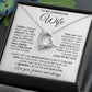 to My Wife Necklace from Husband, Necklaces for Wife from Husband, to My Soulmate Necklace for Women, Soulmate Jewelry for Wife Anniversary Jewelry Gifts for Wife Birthday Gifts from Husband Forever Love