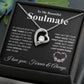 To My Future Wife Necklace My Last Everything, Promise Necklace For Her, Fiance Gifts For Her, Valentine Gifts For Future Wife With Message Card Box LED, Soulmate Necklace For Women, To My Wife Necklace Forever Love