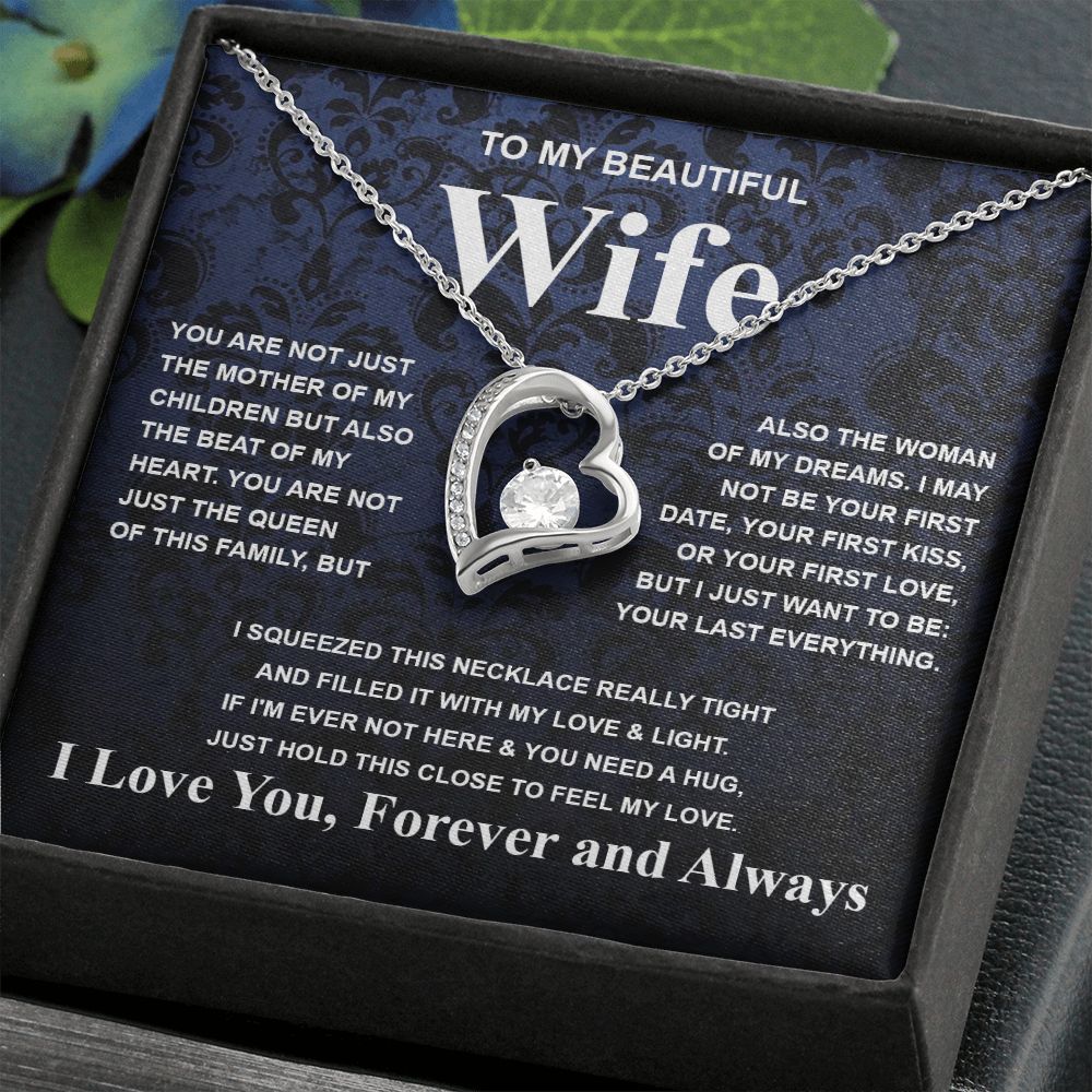 Gifts For Wife Birthday Gifts From Husband Necklace Valentines Days, Necklace for Future Soulmate, Wedding Necklace Jewelry for Wife Necklace Gifts from Husband - Soulmate Gift Necklace with Message Card and Gift Box Forever Love