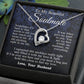 Soulmate Necklace from Husband, Anniversary Romantic Gift for Wife from Husband to My Wife Necklaces for Wife Birthday Gifts, Wife Jewelry Necklace Message Card and Necklace Gift Box Gift Box Styles on Birthday, Wedding, Anniversary, Valentine Forever Lov
