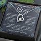 to My Wife Necklace, Soulmate Jewelry for Women, Wife Gifts from Husband, Wedding Necklace for Wife Soulmate Gifts Future Wife Necklace Message Card and Gift Box Styles on Birthday, Wedding, Anniversary, Valentine Forever Love