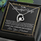 To My Beautiful Wife Necklace From Husband Pendant Jewelry with Message Card and Box Necklaces for Women Valentines Day Happy Anniversary Wedding Present for Birthday, Merry Christmas for Wife Forever Love