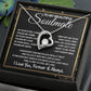 To My Beautiful Soulmate Necklace, Soulmate Jewelry For Women, Wife Necklace From Husband, Wife Gifts Necklace For Wife, Soulmate Gifts For Her, To My Future Wife Necklace Soulmate Forever Love