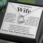 Gifts For Wife Birthday Gifts From Husband Necklace Valentines Days, Necklace for Future Soulmate, Valentine Necklace Jewelry for Wife Necklace Gifts from Husband - Soulmate Gift Necklace with Message Card and Gift Box Forever Love