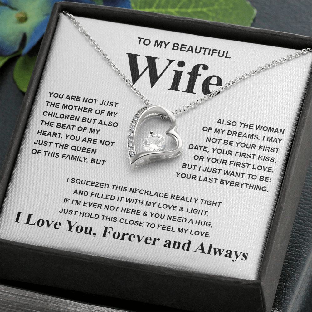 Gifts For Wife Birthday Gifts From Husband Necklace Valentines Days, Necklace for Future Soulmate, Valentine Necklace Jewelry for Wife Necklace Gifts from Husband - Soulmate Gift Necklace with Message Card and Gift Box Forever Love