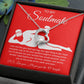 To My Soulmate Necklace For Women, Funny Gifts For Girlfriend,Valentine Presents For Girlfriend, Best Birthday Meaningful Gift Ideas For Wife, Women Romantic Jewelry For Her Anniversary Message Card and Gift Box Styles Forever Love