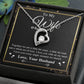 Valentine Gifts To My Soulmate Necklace Gifts for Wife from Husband, Soulmate Anniversary, Gift for Soulmate Necklace Message Card and Necklace Gift Box Gift Box Styles on Birthday, Wedding, Anniversary, Valentine Forever Love