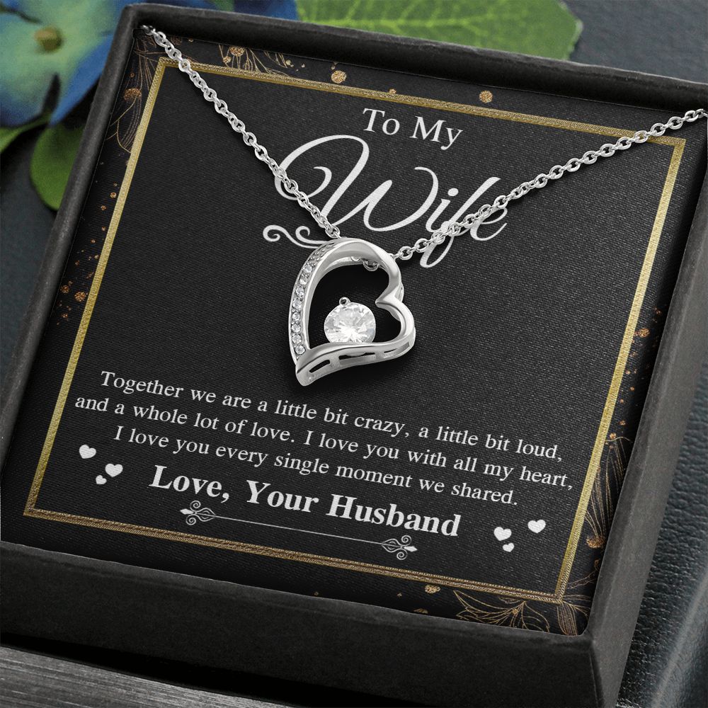 Valentine Gifts To My Soulmate Necklace Gifts for Wife from Husband, Soulmate Anniversary, Gift for Soulmate Necklace Message Card and Necklace Gift Box Gift Box Styles on Birthday, Wedding, Anniversary, Valentine Forever Love