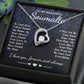 To My Beautiful Soulmate Necklace Gift, Soulmate for Wife Birthday Gifts from Husband, Wedding for Women, Soulmate Gifts, Message Card and Necklace Gifts Box Gift Box Styles on Birthday, Wedding, Anniversary, Valentine Forever Love