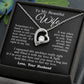 Wife Necklace from Husband, Wedding Anniversary Romantic Gifts for Wife from Husband to My Wife Necklaces for Wife Birthday Gifts, Wife Jewelry Necklace Message Card and Necklace Gift Box Gift Box Styles on Birthday, Wedding, Anniversary, Valentine Foreve