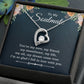 To My Beautiful Soulmate Necklace for her Jewelry For Her Couples Gifts Necklaces For Soul Mate Christmas Jewelry Romantic, Love Knot Meaningful Necklace Message Card and Gift Box Styles on Birthday, Christmas, Anniversary  Forever Love