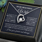 Couples Gifts, My Beautiful Wife Necklace Gifts From Husband, Wedding Anniversary For Wife From Husband, To My Beautiful Soulmate Necklace, Necklace Custom Name Message Card and Gift Box Styles on Birthday, Christmas, Wedding, Anniversary Forever Love