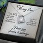 To My Love "Promise NecklaceGift for Fiance, Girlfriend, Future Wife, Wife. Fiance, Girlfriend, Future Wife, Wife Gift, Love Knot Meaningful Necklace Message Card and Gift Box Styles on Birthday, Christmas, Anniversary Forever Love