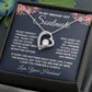Soulmate Necklace Gifts from Husband, Wedding Anniversary Gifts for Wife from Husband, Wife Birthday Gifts from Husband, To My Wife Necklace Message Card and Necklace Gifts Box Gift Box Styles on Birthday, Wedding, Anniversary, Valentine Forever Love