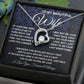 To My Beautiful Wife Necklace, Soulmate Jewelry For Women, Wife Necklace From Husband, Soulmate Gift For Her, To My Future Soulmate Necklace Message Card and Necklace Gift Box Gift Box Styles on Birthday, Wedding, Anniversary, Valentine Forever Love