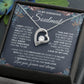 to My Soulmate Necklace from Husband, Necklaces for Wife from Husband, to My Soulmate Necklace for Women, Soulmate Jewelry for Wife Anniversary Jewelry Gifts for Wife Valentine Gifts from Husband Forever Love