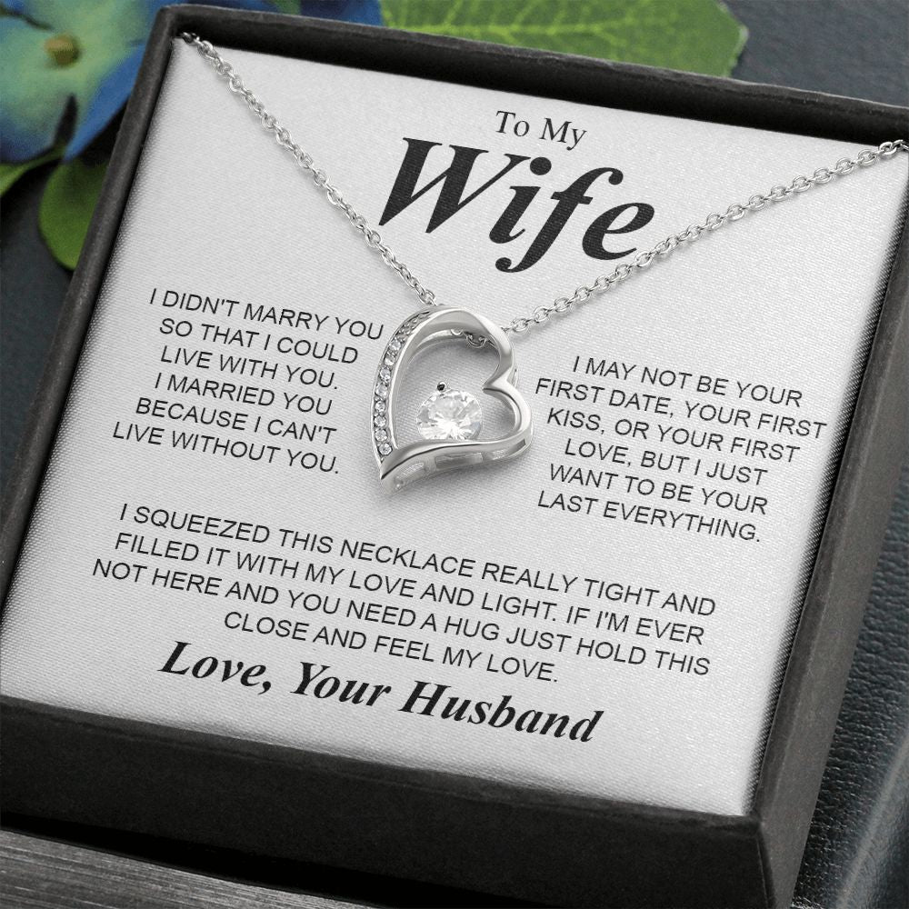 To My Beautiful Soulmate Necklace Gifts for Wife from Husband, Soulmate Valentine Gifts, Gift for Soulmate Necklace Message Card and Necklace Gift Box Gift Box Styles on Birthday, Wedding, Anniversary, Valentine Forever Love
