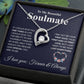 To My Future Wife Necklace My Last Everything, Promise Necklace For Her, Fiance Gifts For Her, Birthday Gifts For Future Wife With Message Card Box LED, Soulmate Necklace For Women, To My Wife Necklace Forever Love