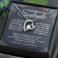 To My Beautiful Soulmate Necklace, Soulmate Jewelry For Women, Wife Necklace From Husband, Soulmate Gifts For Her, To My Future Soulmate Necklace Message Card and Necklace Gift Box Gift Box Styles on Birthday, Wedding, Anniversary, Valentine Forever Love