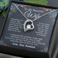 Wife Necklace from Husband, Valentine Romantic Gift for Wife from Husband to My Wife Necklaces for Wife Birthday Gifts, Wife Jewelry Necklace Message Card and Necklace Gift Box Gift Box Styles on Birthday, Wedding, Anniversary, Valentine Forever Love