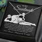 To My Soulmate Necklace For Women, Funny Gifts For Girlfriend,Valentine Christmas Presents For Girlfriend, Best Birthday Meaningful Gift Ideas For Wife, Women Romantic Jewelry For Her Anniversary Message Card and Gift Box Styles Forever Love