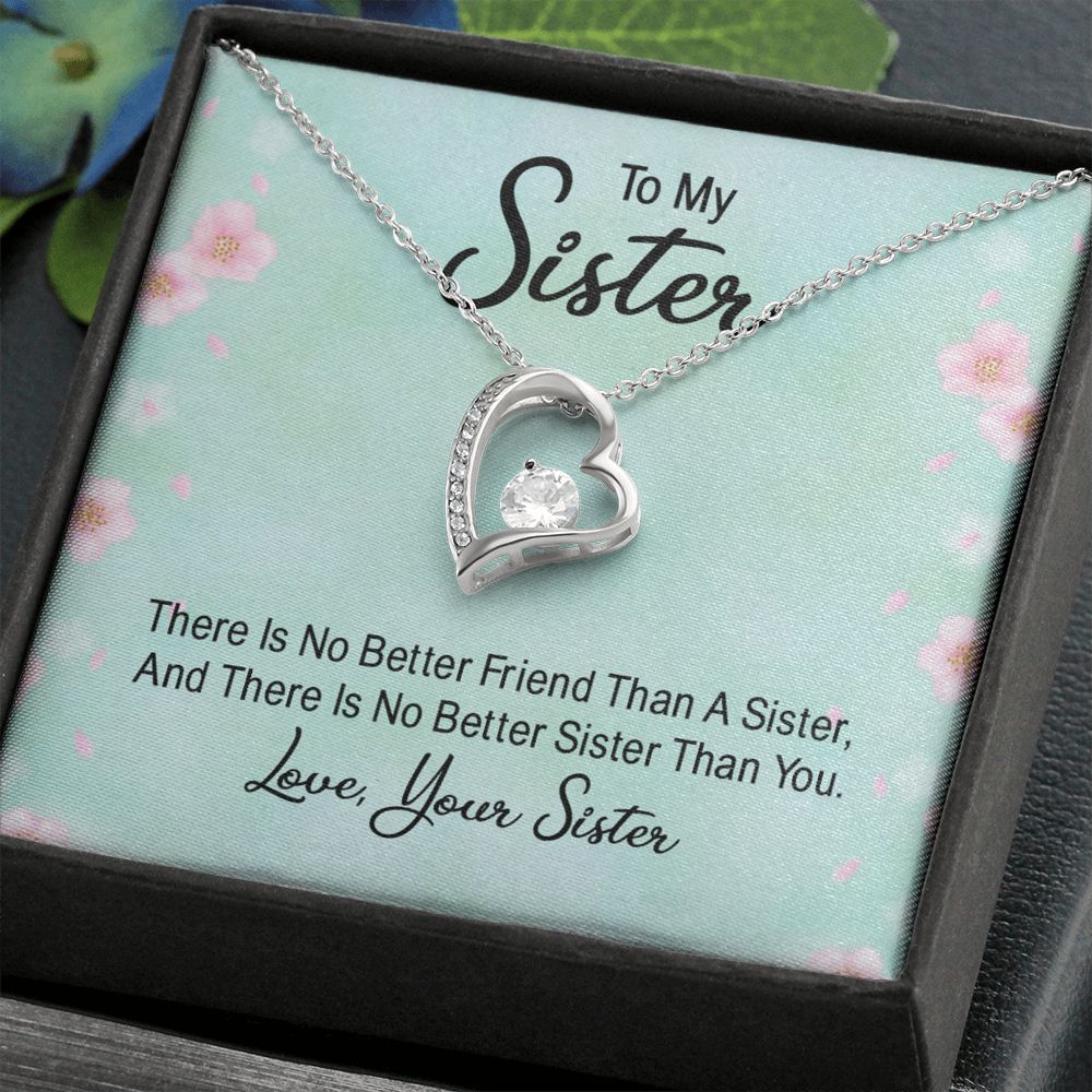 Couples Gifts, To My Sister Necklace Gifts From Husband, Wedding Anniversary Jewelry For Wife From Husband, Wife Birthday From Husband, To My Soulmate Message Card and Gift Box styles On Birthday, Christmas, Anniversary  Forever Love