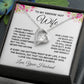 Wife Necklace Gifts from Husband, Wedding Anniversary Gifts for Wife from Husband, Wife Valentine Gifts from Husband, To My Wife Necklace Message Card and Necklace Gifts Box Gift Box Styles on Birthday, Wedding, Anniversary, Valentine Forever Love
