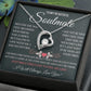 My Beautiful Soulmate Necklace Future Wife Gifts, Promise Necklace For Her, Fiance Gifts For Her, Valentine Gifts For Soulmate With Message Card Box LED, Soulmate Necklace For Women, To My Wife Necklace Forever Love