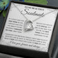 Couples Gifts, To My Beautiful Soulmate Necklace From Husband, Wedding Anniversary For Wife From Husband, Wife Wedding From Husband, To My Wife, Necklace Custom Name Message Card and Gift Box Styles on Birthday, Christmas, Wedding, Anniversary Forever Lov