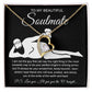 To My Beautiful Soulmate Necklace For Women, Funny Gifts For Girlfriend,Valentine Christmas Presents For Girlfriend, Best Birthday Meaningful Gift Ideas For Wife, Women Romantic Jewelry For Her Anniversary Message Card and Gift Box Styles Forever Love