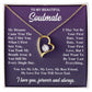To My Soulmate Necklace Gift for Her, Soulmate Jewelry, Necklaces for Wife from Husband, Valentine To My Wife Necklace, Soulmate Gifts, Necklace Message Card and Gift Box Styles on Birthday, Wedding, Anniversary, Valentine Forever Love