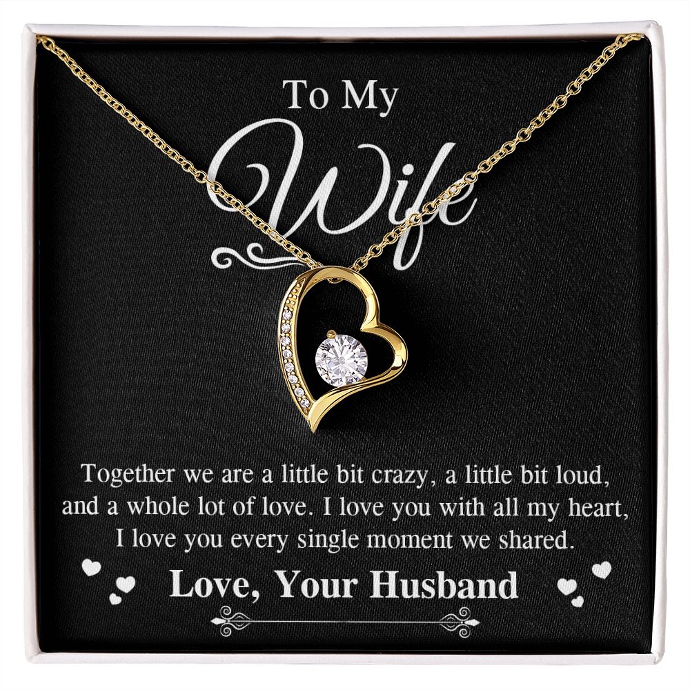 Valentine To My Soulmate Necklace Gifts for Wife from Husband, Wife Anniversary Gifts, Gift for Soulmate Necklace Message Card and Necklace Gift Box Gift Box Styles on Birthday, Wedding, Anniversary, Valentine Forever Love