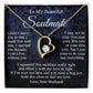 Soulmate Necklace Gift From Husband, Anniversary Romantic Gifts for Wife from Husband, Soulmate Valentine Gifts Message Card and Necklace Gifts Box Gift Box Styles on Birthday, Wedding, Anniversary, Valentine Forever Love
