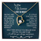 To The Woman Necklace Future Wife Gifts, Promise Necklace For Her, Fiance Gifts For Her, Valentine Birthday Gifts For Future Wife With Message Card Box LED, Soulmate Necklace For Women, To My Wife Necklace Forever Love