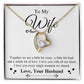 Valentine To My Soulmate Necklace Gifts for Wife from Husband, Soulmate Anniversary Gifts, Gift for Soulmate Necklace Message Card and Necklace Gift Box Gift Box Styles on Birthday, Wedding, Anniversary, Valentine Forever Love