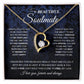 to My Beautiful Soulmate Wife Necklace Future Wife Gifts, Promise Necklace For Her, Fiance Gifts For Her, Wedding Anniversary Gifts For Future Wife With Message Card Box LED, Soulmate Necklace For Women, To My Wife Necklace Forever Love